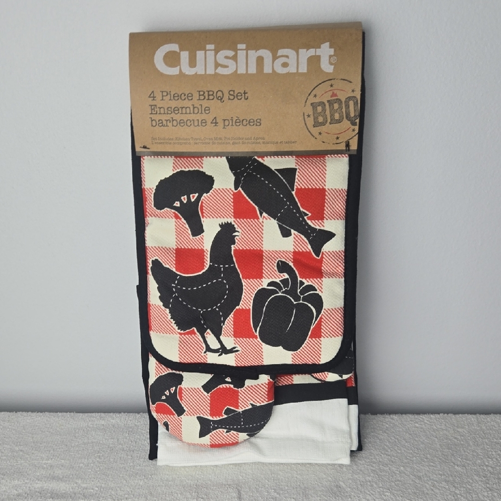 Cuisinart Red and White BBQ Ensemble